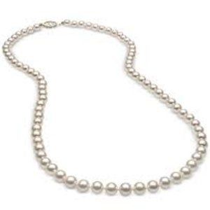 Macy's  18" Cultured Freshwater Pearl (5mm) Strand in 14k Gold